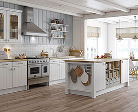 Milford Shown in White Traditional Kitchens